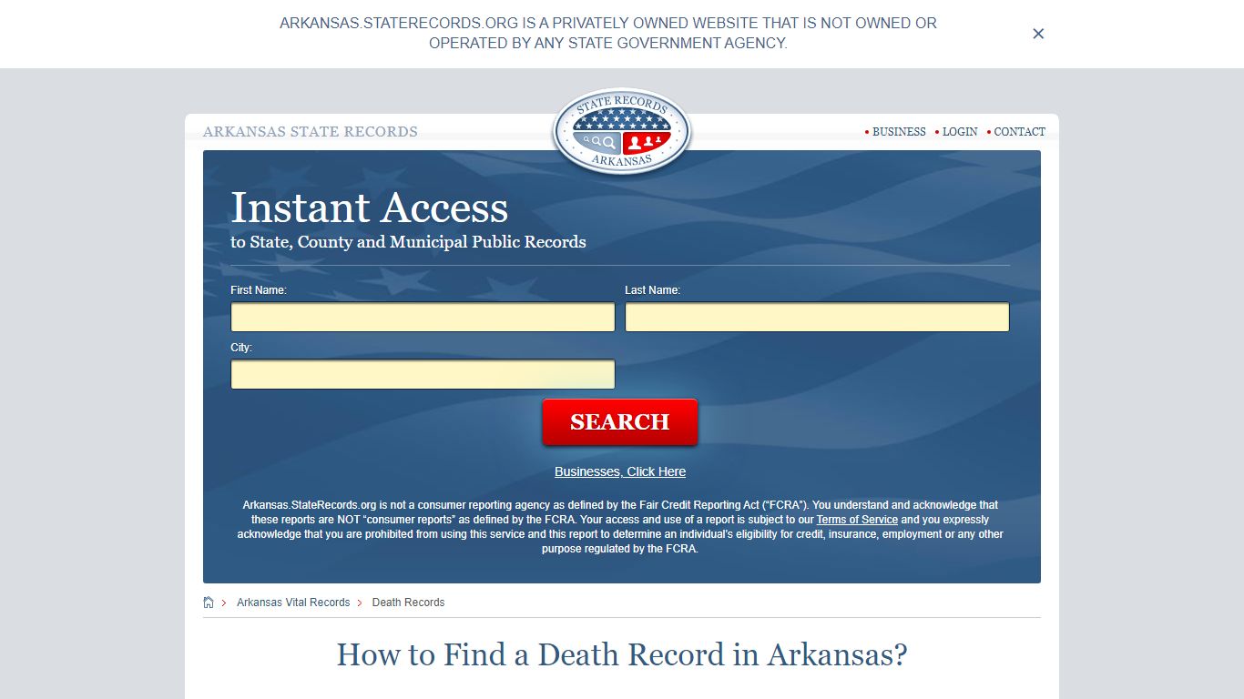 How to Find a Death Record in Arkansas? - State Records